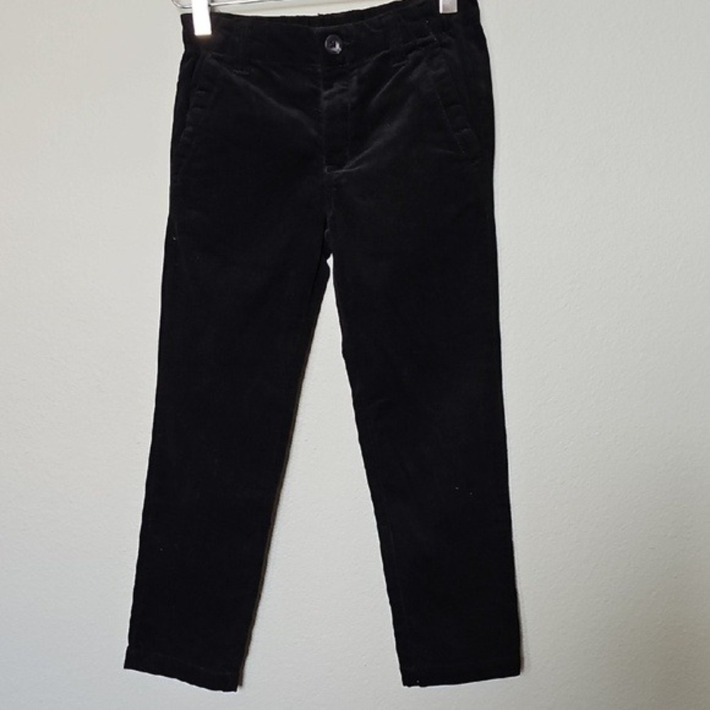 Crazy 8 Size 6 Black Corduroy Adjustable Waist Pants